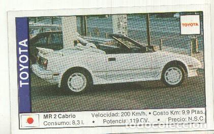 Collectionnisme sportif: CROMO numero 166: TOYOTA MR2 CABRIO - Varios