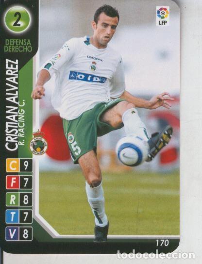 Colecionismo desportivo: Cromo: Derby Total 2004-2005: R.Racing C. numero 02: Cristian Alvarez - Varios