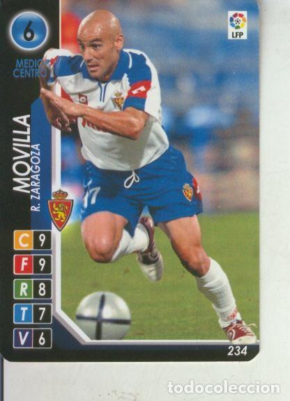 Coleccionismo deportivo: Cromo: Derby Total 2004-2005: R.Zaragoza numero 06: Movilla - Varios