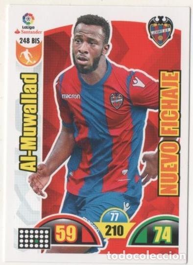 Collectionnisme sportif: Cromo E00762: Album 2-Trading Car Game 32017-18, Al- Muwallad: Levante U.D. Medio - LFP