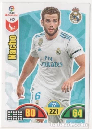 Collectionnisme sportif: Cromo E00772: Album 2-Trading Car Game 2017-18, Nacho: Real Madrid. Defensa - LFP