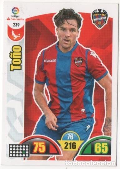 Collectionnisme sportif: Cromo E00751: Album 2-Trading Car Game 2017-18, To&ntilde;o, Levante U.D. Defensa - LFP