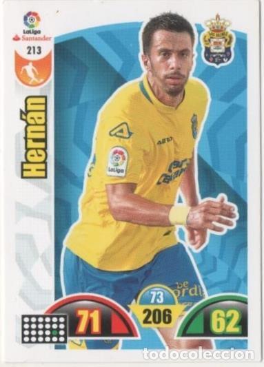 Collectionnisme sportif: Cromo E00734: Album 2-Trading Car Game 2017-18, Hern&aacute;n: U.D. Las Palmas. Medio - LFP
