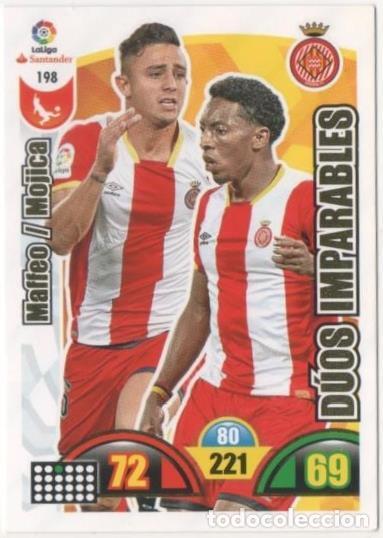 Collectionnisme sportif: Cromo E00723: Album 2-Trading Car Game 2017-18, Maffeo-Mojica-D&Uacute;OS IMPARABLES: Girona F.C. Defensa -