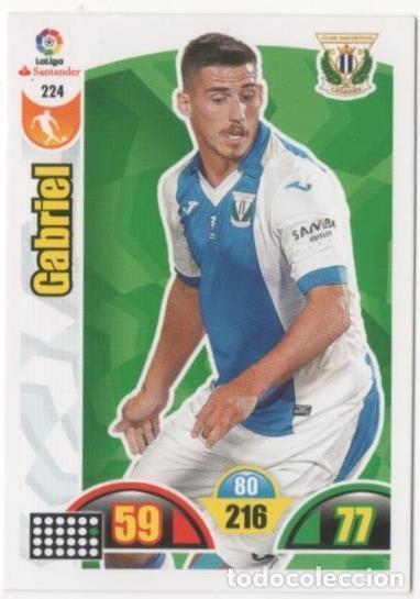 Colecionismo desportivo: Cromo E00744: Album 2-Trading Car Game 2017-18, Gabriel: C.D. Legan&eacute;s. Medio - LFP