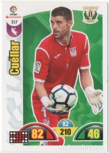 Colecionismo desportivo: Cromo E00739: Album 2-Trading Car Game 2017-18, Cu&eacute;llar: C.D. Legan&eacute;s. Portero - LFP