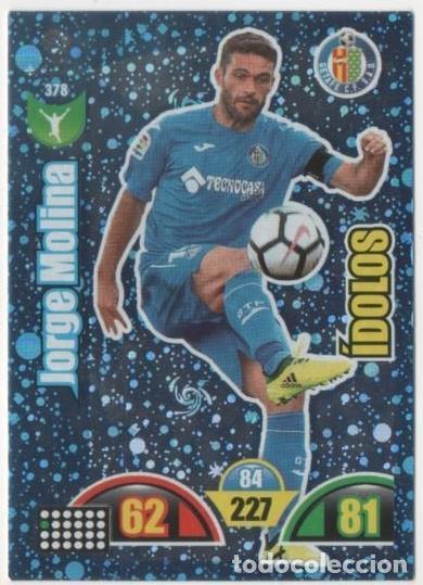 Colecionismo desportivo: Cromo E00851: Album 2-Trading Car game 2017-18, Jorge Molina-&Iacute;DOLOS: Getafe C.F. Delantero - LFP