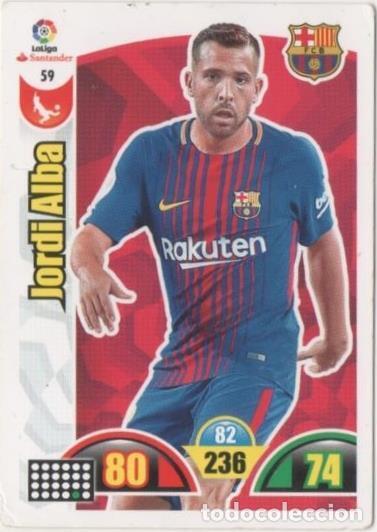 Sammelleidenschaft Sport: Cromo E00622: Album 2-Trading Car Game 2017-18, Jordi Alba:F.C.Barcelona. Defensa - LFP