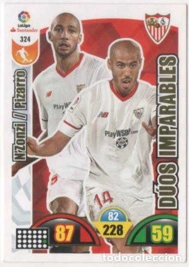 Sammelleidenschaft Sport: Cromo E00812: Album 2-Trading Car Game 2017-18, N'Zonzi-Pizarro-D&Uacute;OS IMPARABLES: Sevilla F.C. Medio