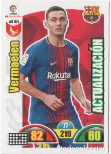 Sammelleidenschaft Sport: Cromo E00632: Album 2-Trading Car Games 2017-18, Vermaelen: F.C. Barcelona. Defensa - LFP