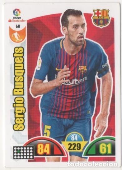 Sammelleidenschaft Sport: Cromo E00621: Album 2-Trading Car Game 2017-18, Sergio Busquets: F.C. Barcelona. Medio - LFP