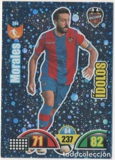 Coleccionismo deportivo: Cromo E00858: Album 2-Trading Car Game 2017-18, Morales-&Iacute;DOLOS: Levante C.D. Medio - LFP