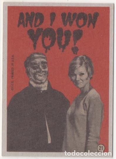 Coleccionismo deportivo: Cromo E01047: Album 3-Monster Greeting Cards, Card n&ordm; 21 - Robert Crumb