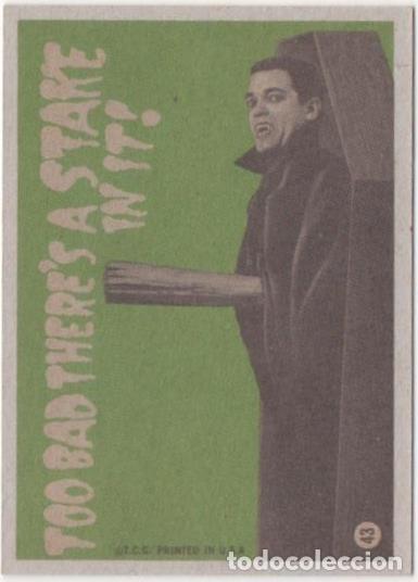 Coleccionismo deportivo: Cromo E01069: Album 3-Monster Greeting Cards, Card n&ordm; 43 - Robert Crumb