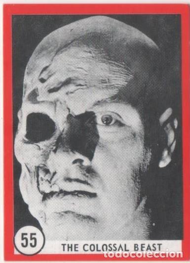 Sammelleidenschaft Sport: Cromo E01131: Album 3-Famous Monsters Series, Card n&ordm; 55. The Colossal Beast - CAPTAIN CO.,