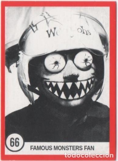 Sammelleidenschaft Sport: Cromo E01142: Album 3-Famous Monsters Series, Card n&ordm; 66. Famous Monsters Fan - CAPTAIN CO.,