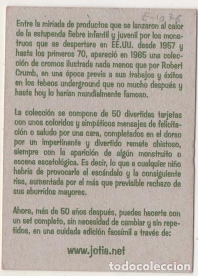 Sammelleidenschaft Sport: Cromo E01076: Album 3-Monster Greeting Cards, Card Isn't it Great to be Alive? - Robert Crumb