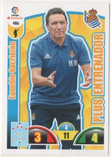Sammelleidenschaft Sport: Cromo E00926: Album 2-Trading Car Game 2017-18, Eusebio Sacrist&aacute;n: Real Sociedad - LFP