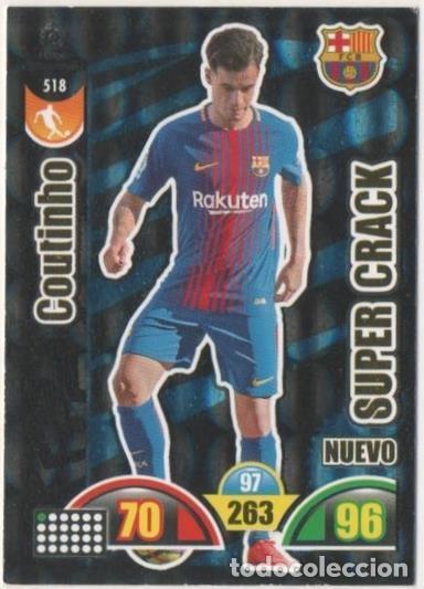 Collectionnisme sportif: Cromo E00946: Album 2-Trading Car Game 2017-18, Coutinho-SUPER CRACK: F.C. Barcelona. Medio - LFP