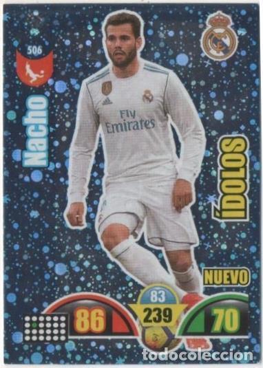Coleccionismo deportivo: Cromo E00945: Album 2-Trading Car Game 2017-18, Nacho-&Iacute;DOLOS: Real Madrid. Defensa - LFP