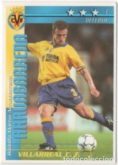 Coleccionismo deportivo: Cromo E00202: Fichas de la Liga 2003, Arruabrrena: Vilarreal F.C. Defensa - LFP
