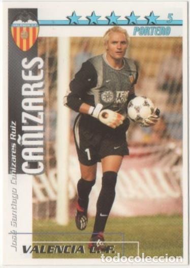 Coleccionismo deportivo: Cromo E00157: Fichas de la Liga 2003, Ca&ntilde;izares: Valencia F.C. Portero - LFP