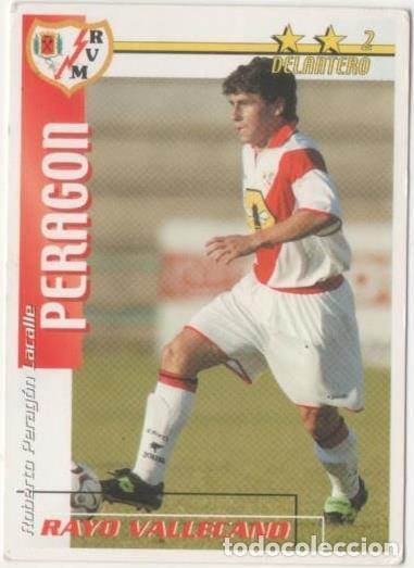Sammelleidenschaft Sport: Cromo E00174: Fichas de la Liga 2003, Perag&oacute;n: Rayo Vallecano. Delantero - LFP
