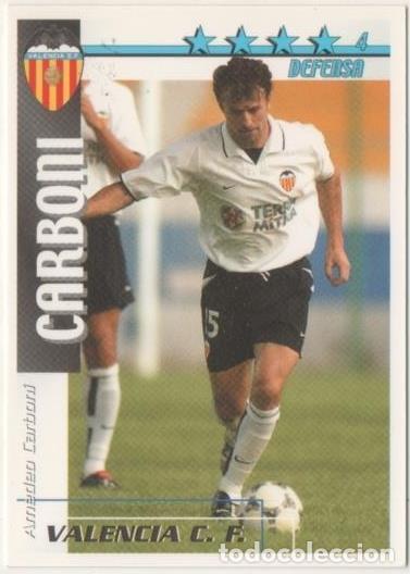 Sammelleidenschaft Sport: Cromo E00164: Fichas de la Liga 2003, Carboni; Sevilla F.C. Defensa - LFP