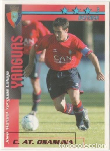 Sammelleidenschaft Sport: Cromo E00277: Fichas de la Liga 2003, Yanguas: C.AT. Osasuna. Defensa - LFP