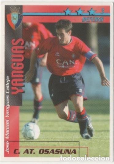 Sammelleidenschaft Sport: Cromo E00271: Fichas de la Liga 2003, Yanguas: C.AT. Osasuna. Defensa - LFP