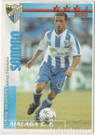 Sammelleidenschaft Sport: Cromo E00248: Fichas de la Liga 2003, Sandro: Malaga C.F. Medio - LFP