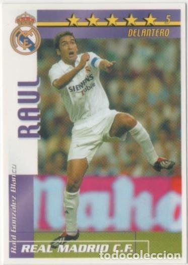 Collezionismo sportivo: Cromo E00246: Fichas de la Liga 2003, Ra&uacute;l: Real Madrid. Delantero - LFP