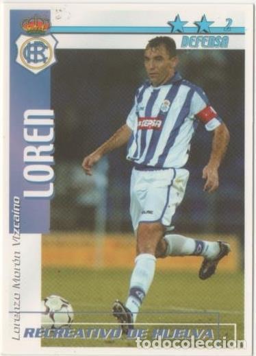 Coleccionismo deportivo: Cromo E00221: Fichas de la Liga 2003, Loren: Recreativo de Huelva. Defensa - LFP