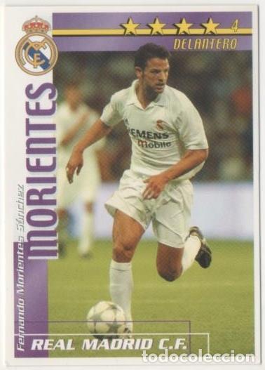 Coleccionismo deportivo: Cromo E00247: Fichas de la Liga 2003, Morientes: Real Madrid. Delantero - LFP
