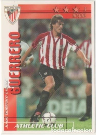 Coleccionismo deportivo: Cromo E00046: Fichas de la Liga 2003, Guerrero: Atletic Club Bilbao. Medio - LFP