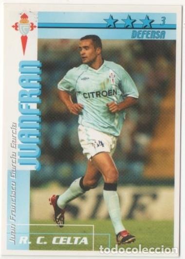Coleccionismo deportivo: Cromo E00066: Fichas de la Liga 2003, Juanfran: R.C. Celta. Defensa - LFP
