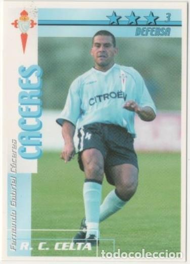 Coleccionismo deportivo: Cromo E00062: Fichas de la Liga 2003, Caceres: R. C. Celta. Defensa - LFP