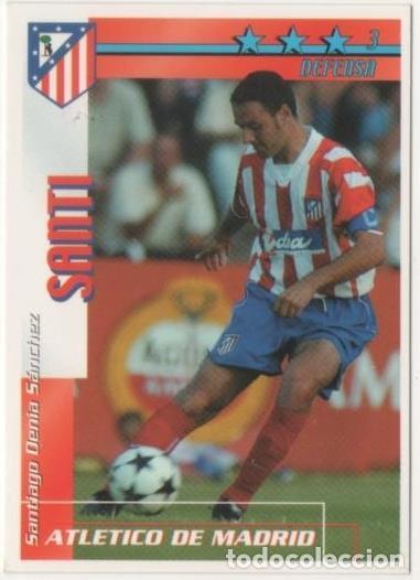 Collezionismo sportivo: Cromo E00109: Fichas de la Liga 2003, Santi: Atletico de Madrid. Defensa - LFP