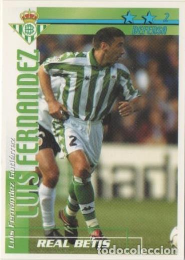 Collezionismo sportivo: Cromo E00028: Fichas de la Liga 2003, Luis Fernandez: Real Betis. Defensa - LFP