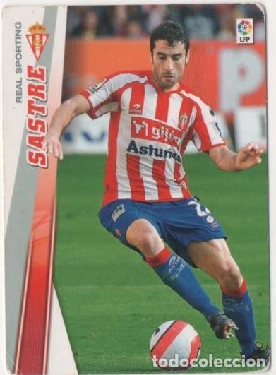 Colecionismo desportivo: Cromo E00553: Album 2- Mega Cracks 2008-09, Sastre. Real Sporting de Gij&oacute;n. Defensa - LFP