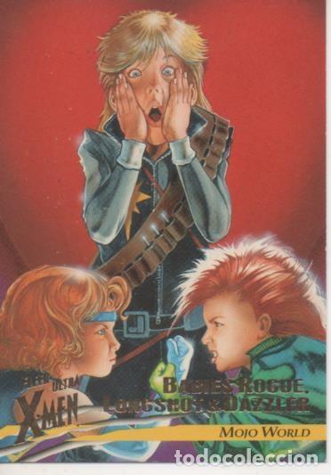 Sports collectibles: Cromo E001518: Trading Cards. Fleer Ultra X-Men n&ordm; 62. Babies Rogue, Longshot & Dazzler, Mojo World