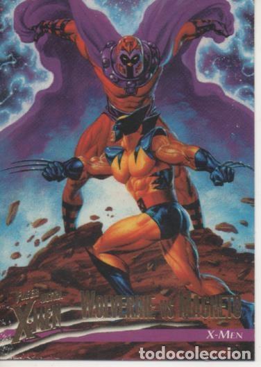 Collectionnisme sportif: Cromo E001528: Trading Cards. Fleer Ultra X-Men n&ordm; 77. Wolverine vs Magneto, X-Men - Joe Jusko