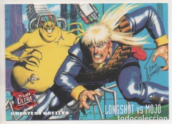 Colecionismo desportivo: Cromo E001260: Trading Cards '95 Fleer Ultra n&ordm; 132. X-Men, Longshot vs Mojo - Dan Lawlis