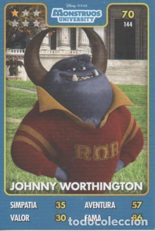 Coleccionismo deportivo: Cromo E001379: Trading Cards. Disney. Pixar. Monstruos university n&ordm; 70, Johnny Worthington - Disney