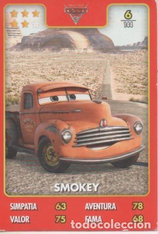 Coleccionismo deportivo: Cromo E001391: Trading Cards. Disney. Pixar. Cars n&ordm; 6, Smokey - Disney-Pixar
