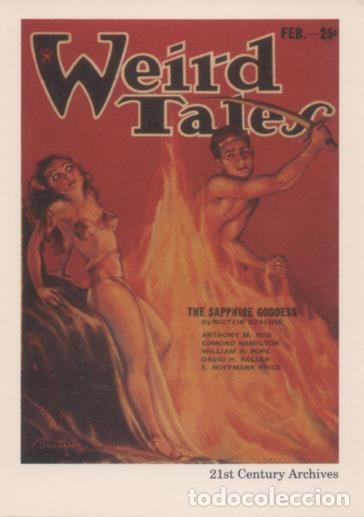 Sports collectibles: Cromo E002012: Trading Cards. Weird Tales n&ordm; 12. The Sapphire Goddes - Margaret Brundage