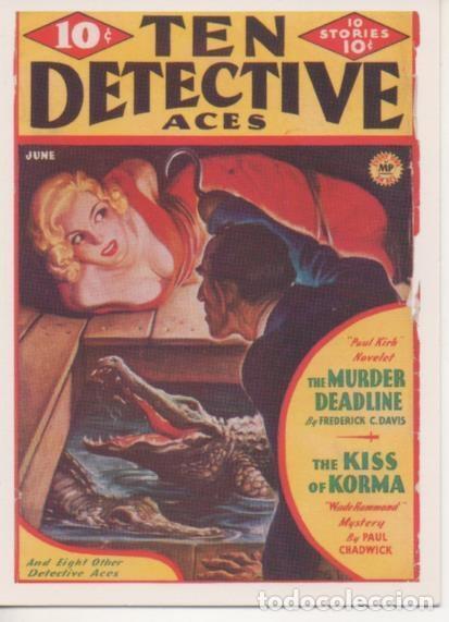 Sports collectibles: Cromo E001912: Cards. Bizarre Detective n&ordm; 4, The Murder Deadline- the Kiss of Korma - Frederik C.