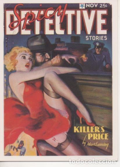 Sammelleidenschaft Sport: Cromo E001924: Cards. Bizarre Detective n&ordm; 16, Spicy Detective Stories - Mort Lansing