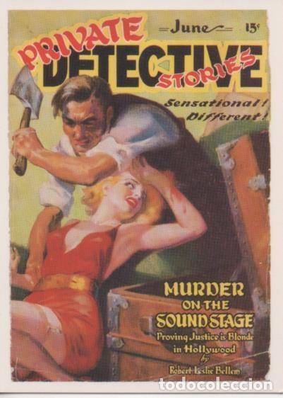 Sammelleidenschaft Sport: Cromo E001928: Cards. Bizarre Detective n&ordm; 20, Private Detective Stories - Robert Leslie