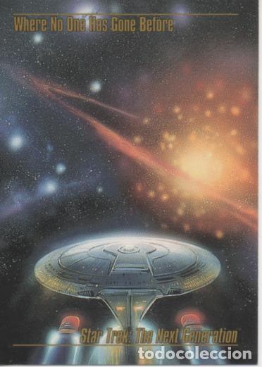 Sports collectibles: Cromo E002121: Trading Cards. Star Trek: The Next Generation n&ordm; 40. Where No One Has Gone Before - B